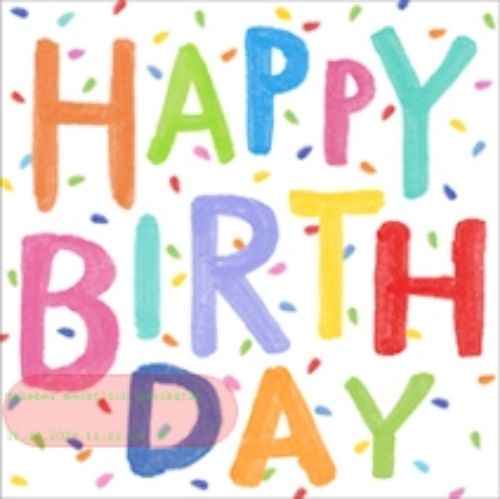 Bild von Servietten 25x25cm, Atelier Cocktail Birthday Painting - VE 6