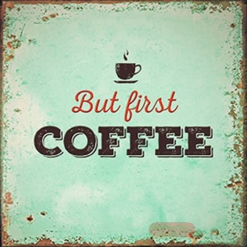 Bild von Servietten 25x25cm, Atelier Cocktail First Coffee - VE 6