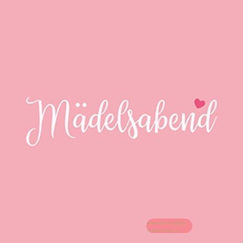 Bild von Servietten 33x33cm, A.L.C. Mädelsabend - VE 6