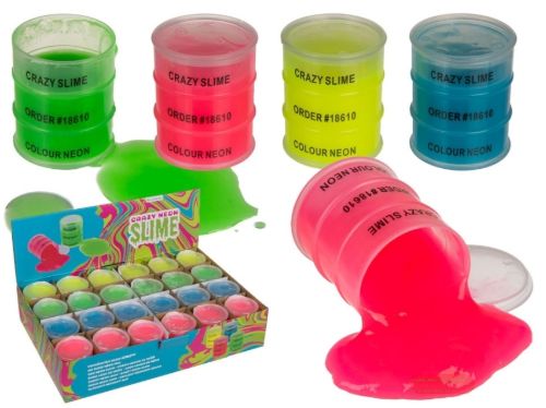 Bild von Schleim im Fass Crazy, 4-farbig sort. im Display  - VE 24