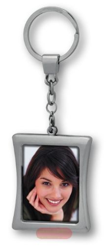 Bild von Schlüsselanhänger Photo aus Metall für Foto ca.3,5x4,5cm, KS450 - VE 6