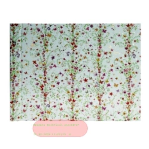 Bild von Schraubalbum Flower red 39x31cm, 40 S.weiss