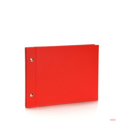 Bild von Schraubalbum Sirio 23x17cm, 40 S.schwarz, rot