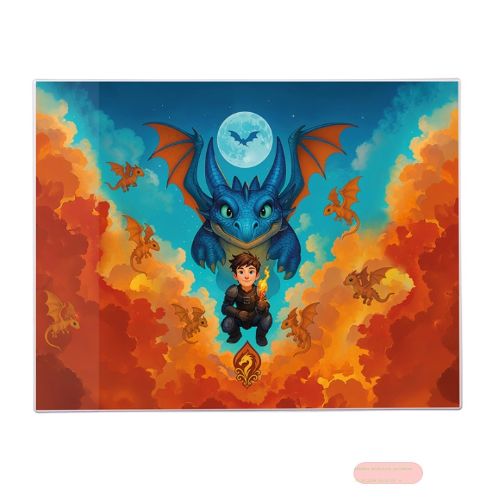 Bild von Schreibunterlage 49x38cm, abwaschbar, Drachenfreund - VE 2