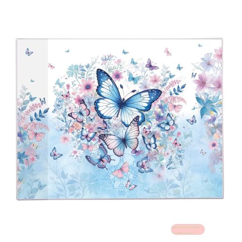 Bild von Schreibunterlage 49x38cm, abwaschbar, Schmetterlingsgarten - VE 2
