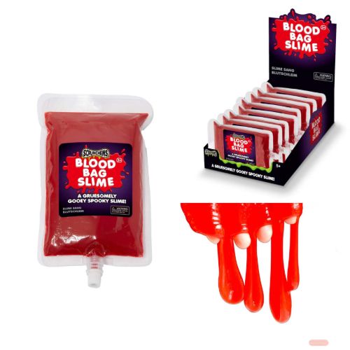 Bild von SCRUNCHEMS BLOOD BAG SLIME, Blutbeutel, ca.10cm, Display - VE 6