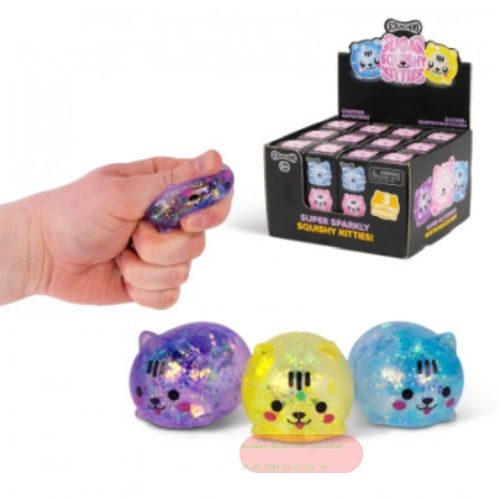 Bild von SCRUNCHEMS DIDDY SQUISHY KITTIES - 3PK, Stretch Katzen ca.4cm, 3er Set in Box - VE 12