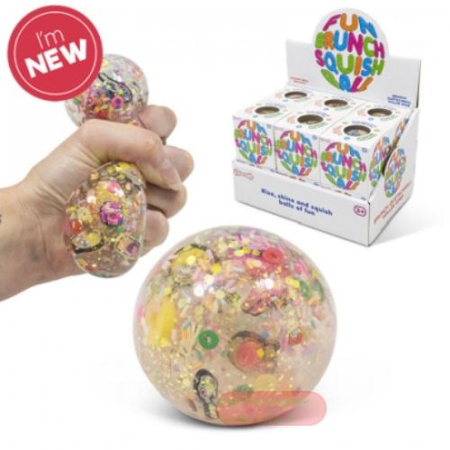 Bild von SCRUNCHEMS FUN BRUNCH SQUISH BALL, Quetschball Brunch, ca.6cm, Box - VE 12