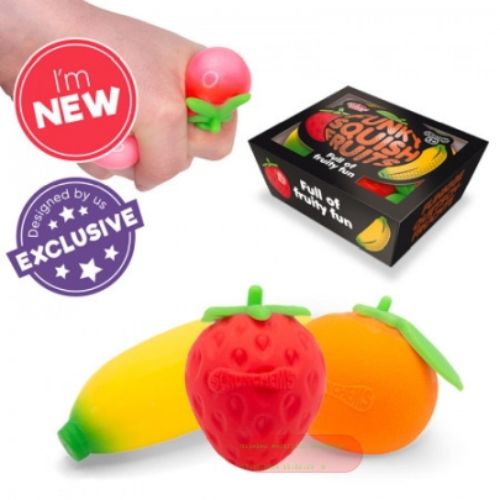 Bild von SCRUNCHEMS FUNKY SQUISH FRUITS, Quetschfrüchte gemischt, Box, ca.6cm, Box - VE 12
