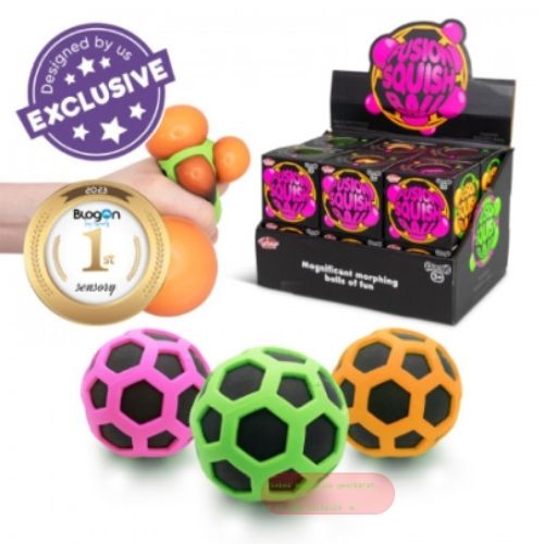 Bild von SCRUNCHEMS FUSION SQUISH BALL, Quetschball ca.8cm, Box - VE 12