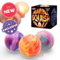 Bild von SCRUNCHEMS MARBLE SQUISH BALL, Quetschball marmoriert, ca.6cm, Box - VE 12
