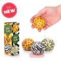 Bild von SCRUNCHEMS SAFARI DIDDY SQUISH BALLS - 3PK, Quetschball 3er Set, ca.6cm, Box - VE 6