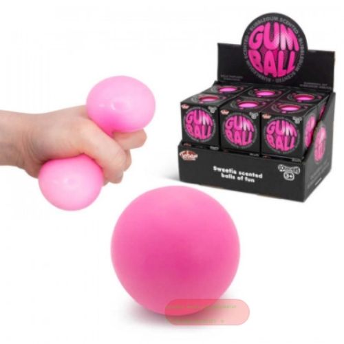 Bild von SCRUNCHEMS SCENTED GUM SQUISH BALL, Quetschball mit Kaugummigeschmack, ca.6cm, Box - VE 12