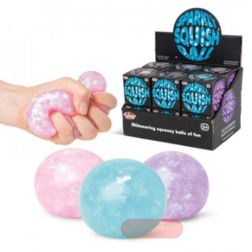 Bild von SCRUNCHEMS SPARKLY SQUISH BALL, Quetschball glitter, ca.6cm, Box - VE 12