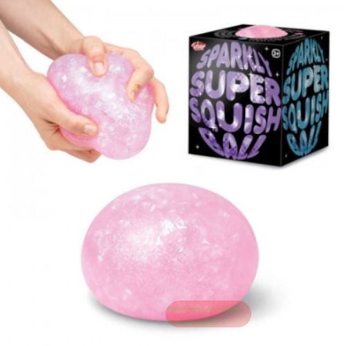 Bild von SCRUNCHEMS SPARKLY SUPER SQUISH BALL, Quetschball Glitter, ca.12cm, Box, Display - VE 6