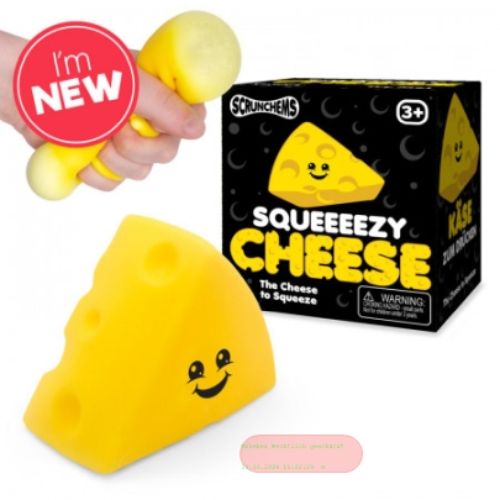 Bild von SCRUNCHEMS SQUEEZY CHEESE, Quetschkäse, ca.7cm, Display - VE 12