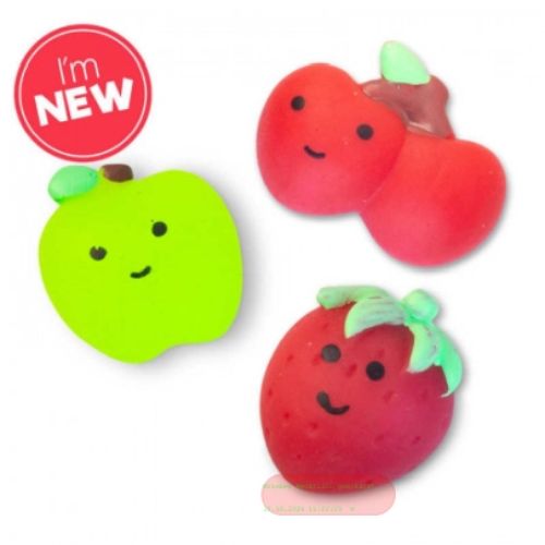 Bild von SCRUNCHEMS SQUISHY BUDDIES - FAB N FRUITY, Früchte, ca.4cm, Box, Display - VE 24
