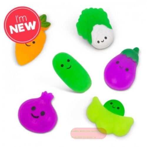 Bild von SCRUNCHEMS SQUISHY BUDDIES - VEGTASTIC, Gemüse, ca.4cm, Box, Display - VE 24