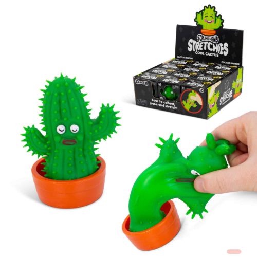 Bild von SCRUNCHEMS STRETCHIES COOL CACTUS, Squeeze Kaktus,ca.8cm, gemischt, Display - VE 12