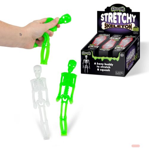 Bild von SCRUNCHEMS STRETCHY SQUISHY SKELETON GLOW I.T.DARK, Skelett, ca.22cm, Box, Display - VE 12