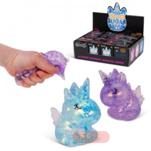 Bild von SCRUNCHEMS SUGAR UNICORN, Einhörner Squeeze, ca.8cm, gemischt, Box, Display - VE 12