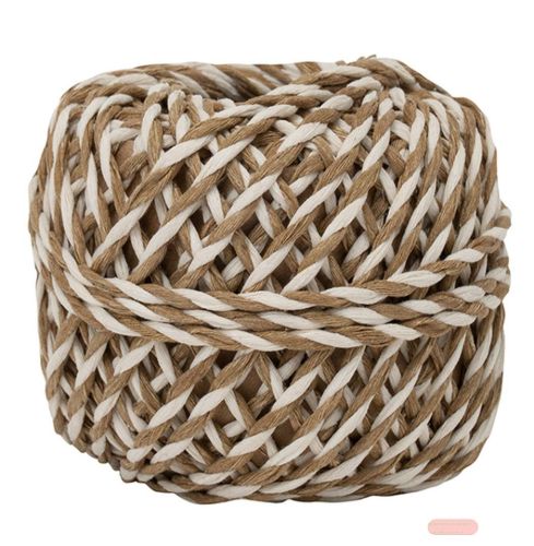 Bild von Secret Kordel Baumwolle, Knäuel gedreht, 2mm x 10m, natur-weiss - VE 10