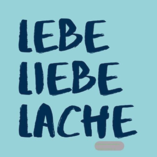 Bild von Servietten 25x25cm, Atelier Cocktail Lebe, liebe sky - VE 6