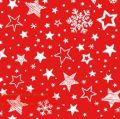 Bild von Servietten 25x25cm, Atelier Cocktail Lovely Stars rot - VE 6