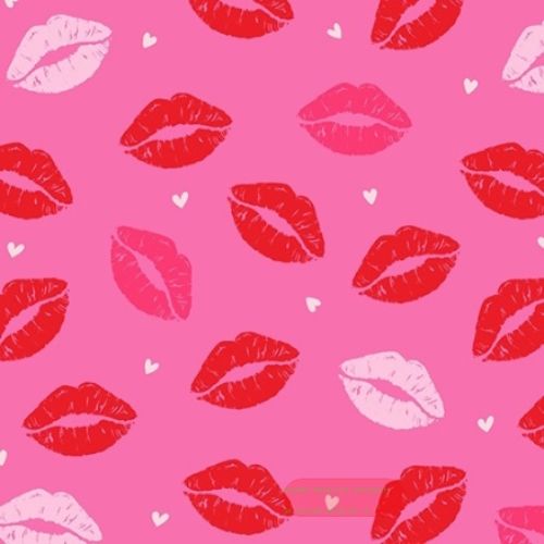 Bild von Servietten 33x33cm, A.L.C. Lips pink - VE 6