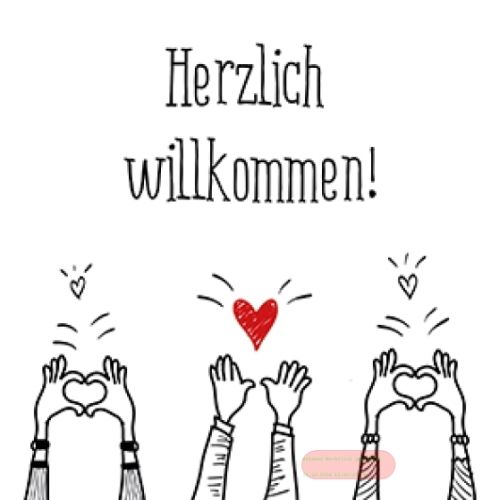 Bild von Servietten 25x25cm, Atelier Cocktail Willkommen Herz - VE 6