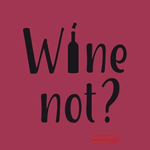 Bild von Servietten 25x25cm, Atelier Cocktail Wine Not burgund - VE 6