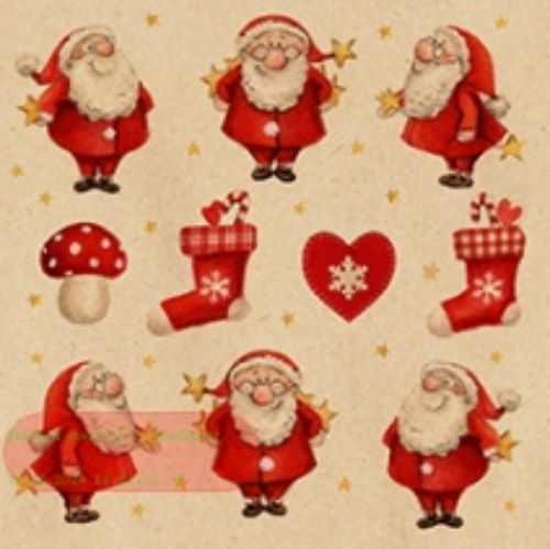 Bild von Servietten 25x25cm, By Nature Little Nick - VE 6