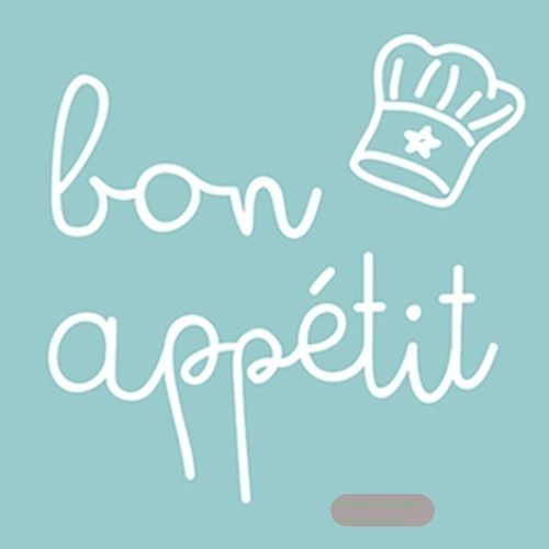 Bild von Servietten 33x33cm, A.L.C. Bon appetit la toque - VE 6
