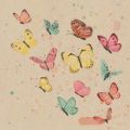 Bild von Servietten 33x33cm, By Nature Natural Butterflies - VE 6