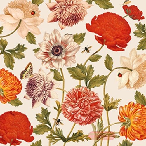 Bild von Servietten 33x33cm, A.L.C. Flora Botanica - VE 6