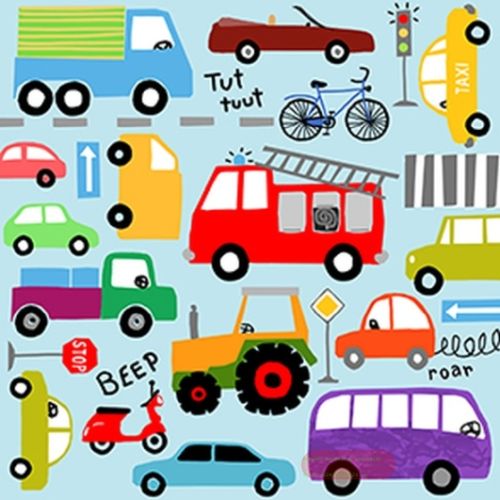 Bild von Servietten 33x33cm, A.L.C. Rush Hour - VE 6