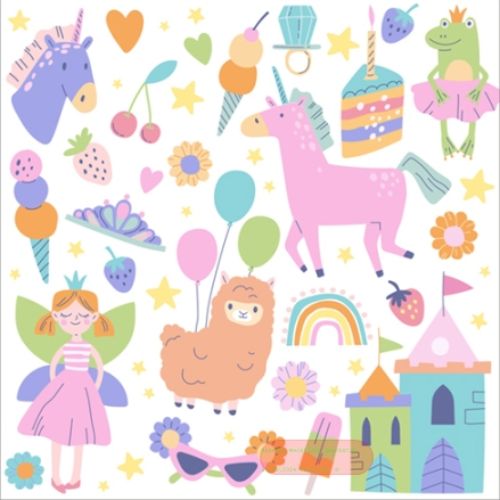 Bild von Servietten 33x33cm, Atelier Girly - VE 6