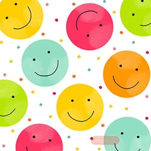 Bild von Servietten 33x33cm, Atelier Happy Smileys - VE 6