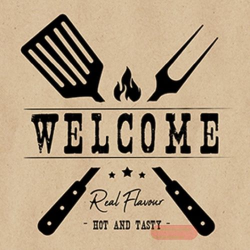 Bild von Servietten 33x33cm, Atelier Hot and Tasty - VE 6