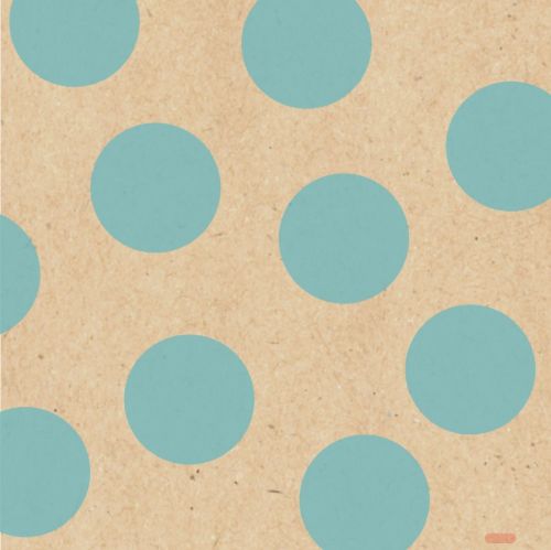 Bild von Servietten 33x33cm, By Nature Big Points, natur-bleu - VE 6