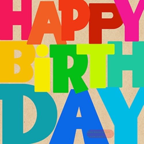 Bild von Servietten 33x33cm, By Nature Birthday Letters - VE 6
