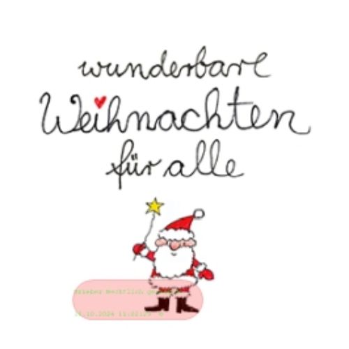 Bild von Servietten 33x33cm, Atelier Liebe Weihnachtsgrüsse - VE 6