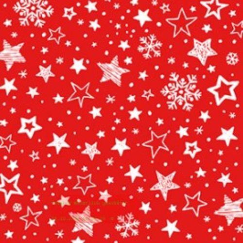 Bild von Servietten 33x33cm, Atelier Lovely Stars rot - VE 6