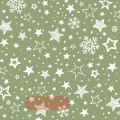 Bild von Servietten 33x33cm, Atelier Lovely Stars salbei - VE 6