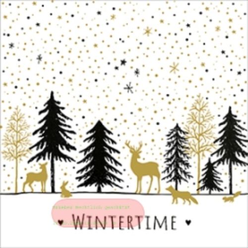 Bild von Servietten 33x33cm, Atelier Modern Wintertime - VE 6