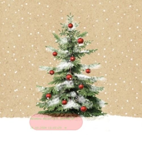 Bild von Servietten 33x33cm, Atelier My Christmas Tree - VE 6