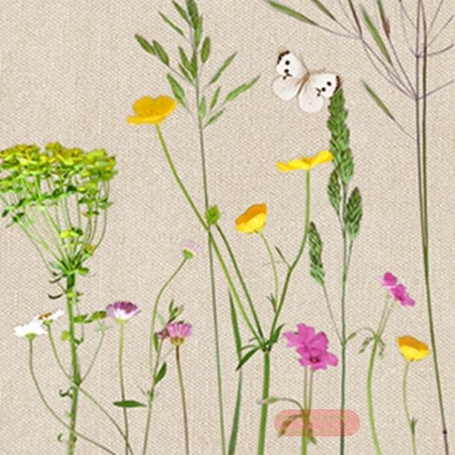 Bild von Servietten 33x33cm, A.L.C. Wildkräuter - VE 6