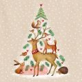 Bild von Servietten 33x33cm, Atelier Animal Tree - VE 6