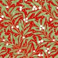Bild von Servietten 33x33cm, Atelier Christmas Leaves rot - VE 6