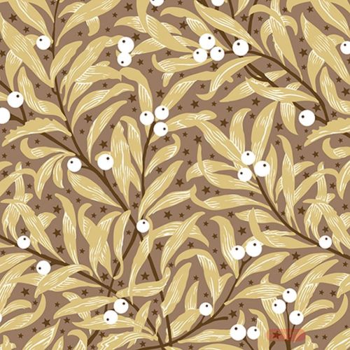 Bild von Servietten 33x33cm, Atelier Christmas Leaves sepia - VE 6